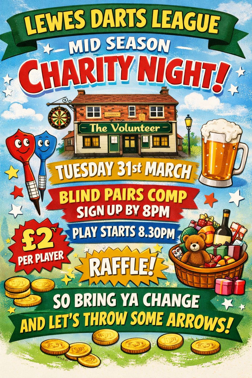 Charity Night Flyer